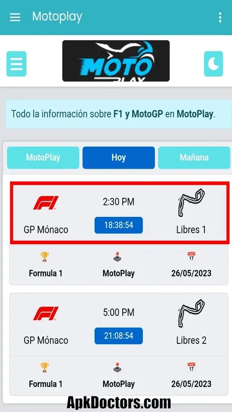 MotoPlay F1